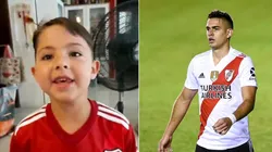 Pura emoción: así reaccionó un niño cuando recibió la camiseta de Santos Borré