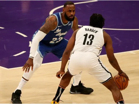 ¡Alto ahí, LeBron! James Harden impuso autoridad para frenar en seco a los Lakers
