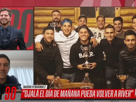 Nacho Fernández sobre el WhatsApp de River: "¡Aparece de todo en ese grupo!"