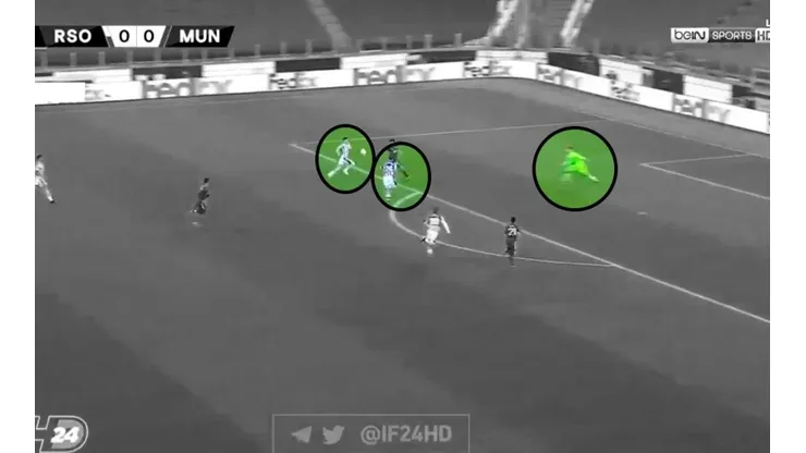 Los Tres Chiflados juegan en la Real Sociedad: el 1-0 del Manchester United