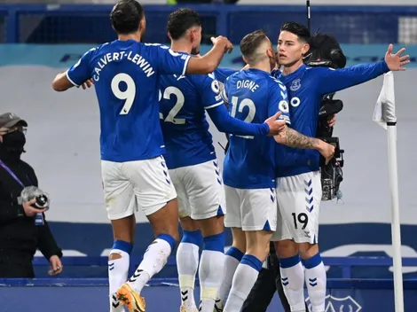 Otro premio más para James: el Mejor Gol del Mes de Everton en la Premier