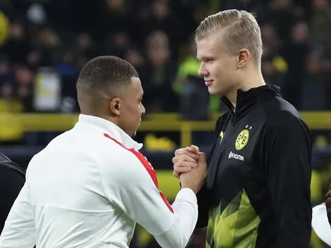 Ni al entrenador, ni a sus compañeros: Haaland le agradeció a Mbappé tras la victoria