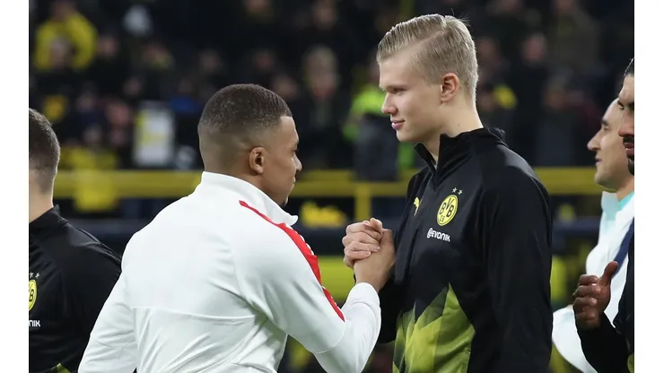 Ni al entrenador, ni a sus compañeros: Haaland le agradeció a Mbappé tras la victoria