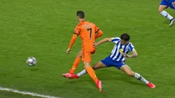 Por acá no pasas: Matheus Uribe atendió a Cristiano y zafó de la amarilla