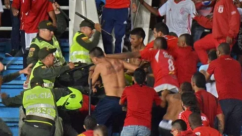 Tibio castigo a hincha del América que repartió cuchillo de carnicería en el Pascual