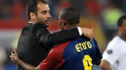 Eto'o: "Estoy enamorado de Guardiola como entrenador pero no como persona"