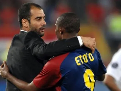 Eto'o: "Estoy enamorado de Guardiola como entrenador pero no como persona"
