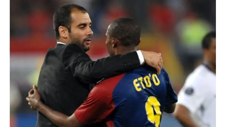 Eto'o: "Estoy enamorado de Guardiola como entrenador pero no como persona"
