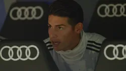 James insiste y persiste: en el día de descanso fue a entrenar con el Real Madrid