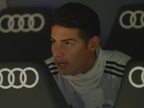 James insiste y persiste: en el día de descanso fue a entrenar con el Real Madrid