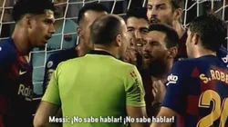 La insólita defensa de Messi a Dembelé por su expulsión: "No sabe hablar"