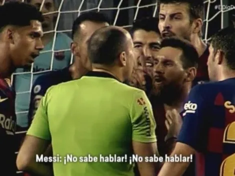 La insólita defensa de Messi a Dembelé por su expulsión: "No sabe hablar"