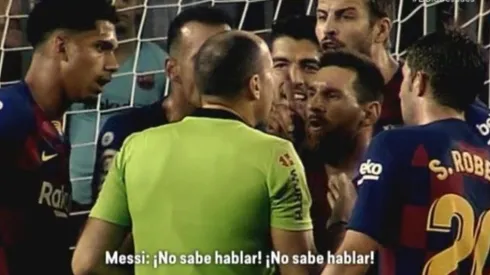 La insólita defensa de Messi a Dembelé por su expulsión: "No sabe hablar"