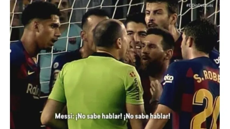 La insólita defensa de Messi a Dembelé por su expulsión: "No sabe hablar"