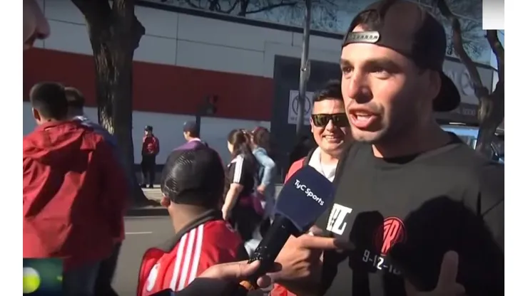 En TyC Sports, los hinchas de River le respondieron a Wanchope y Alfaro