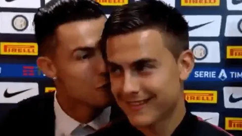 ¿Qué le hizo? Dybala estaba dando una nota y Cristiano lo trolleó en vivo