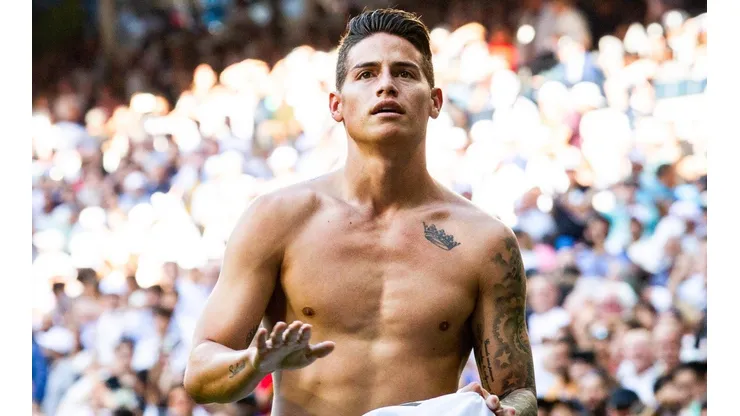 James Rodríguez no se ha tapado el tatuaje que tiene de Daniela Ospina