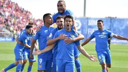 Martínez usa la 9 en el Fuenlabrada de Madrid.