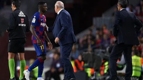 Valverde: "No sé qué le puede haber dicho Dembelé al arbitro. Es difícil escucharle hablar castellano"