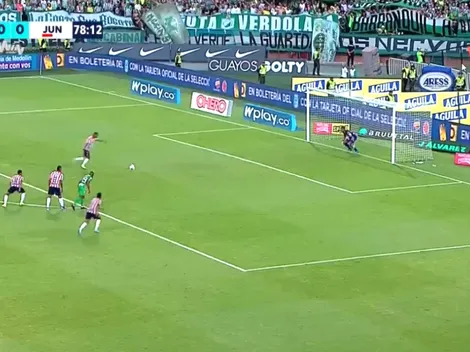 Golpazo de Junior en Medellín: le gana a Nacional con penal de Luis Narváez