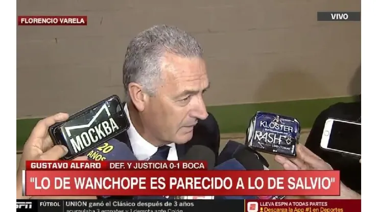 Gustavo Alfaro, desafiante: "No subestimen a Boca"
