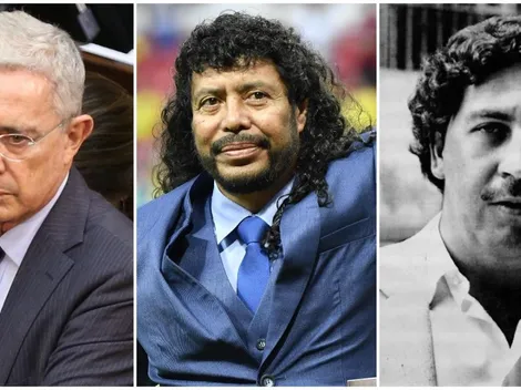 Higuita se dejó ver con Álvaro Uribe y le recordaron su pasado con Pablo Escobar