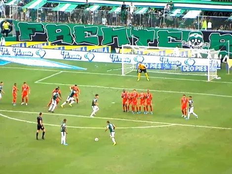 Se prendió el clásico caleño: de tiro libre, Féiver Mercado se apuntó un golazo