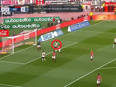 Era el primero de River: Ibáñez le sacó el gol a Borré