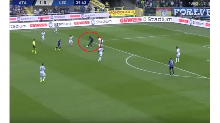 No para un segundo: ahora asistencia de Duván Zapata y 2-0 del Atalanta en los pies del Papu Gómez