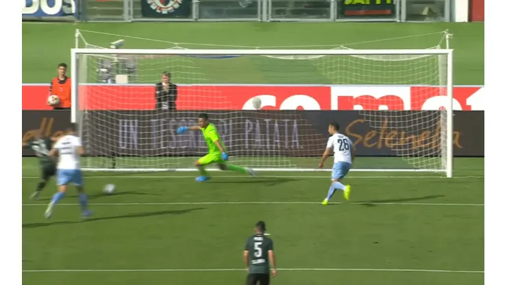 Los sigue haciendo: Rodrigo palacio festejó ante Lazio
