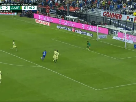 Orbelín Pineda aprovechó todos los espacios en el fondo del América para liquidar el juego