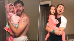 Morimos de amor: un año después, padre e hija hicieron el remake más bonito de Internet