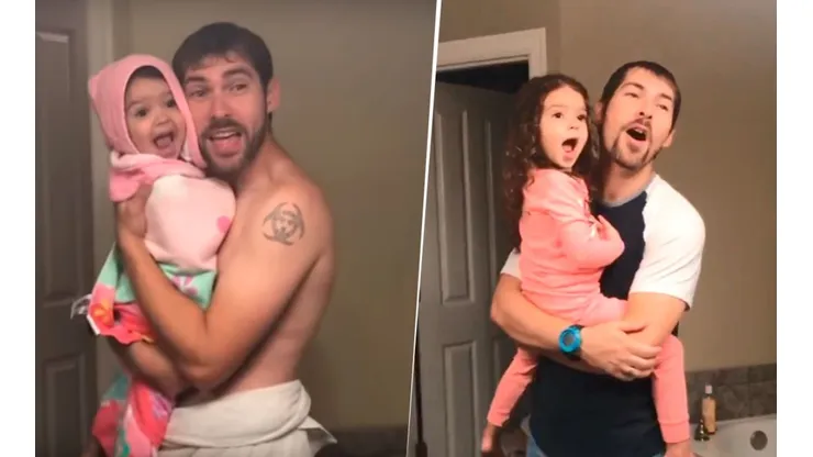 Morimos de amor: un año después, padre e hija hicieron el remake más bonito de Internet