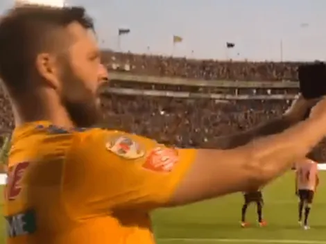 ¡Gol y selfie! El 2-0 de Gignac a Santos