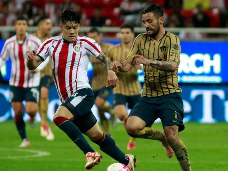 ¡Oficial! Las alineaciones de Chivas y Pumas