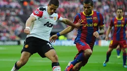 ¿Cómo le fue a Chicharito contra Barcelona?