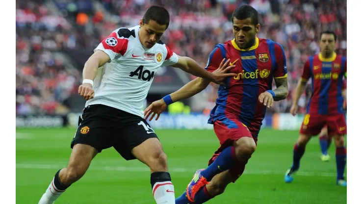 ¿Cómo le fue a Chicharito contra Barcelona?