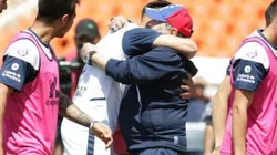 Diego festejó en las redes: subió una foto en Instagram con todo el plantel