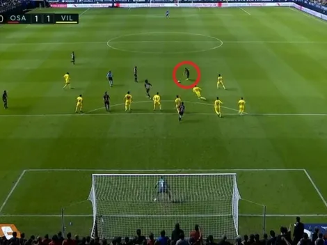 Video: Roncaglia le pegó desde lejos y marcó un golazo espectacular para Osasuna