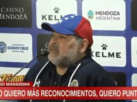 Luego de su primer triunfo en Gimnasia, Maradona trolleó fuerte a Estudiantes