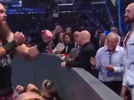 ¿Se suma a la WWE? Tyson Fury estuvo cara a cara con Braun Strowman