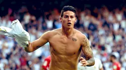 En fotos: locura total en el festejo de gol de James Rodríguez