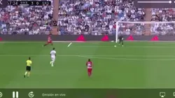 Foto del arquero de Real Madrid.