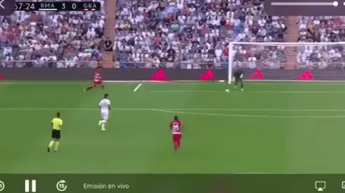 Foto del arquero de Real Madrid.