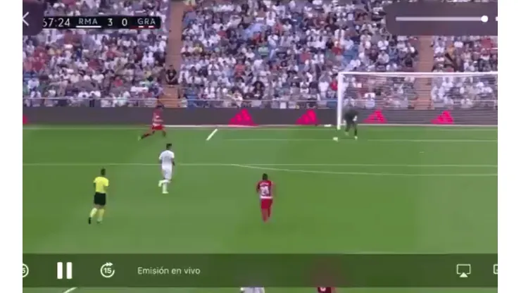 Foto del arquero de Real Madrid.