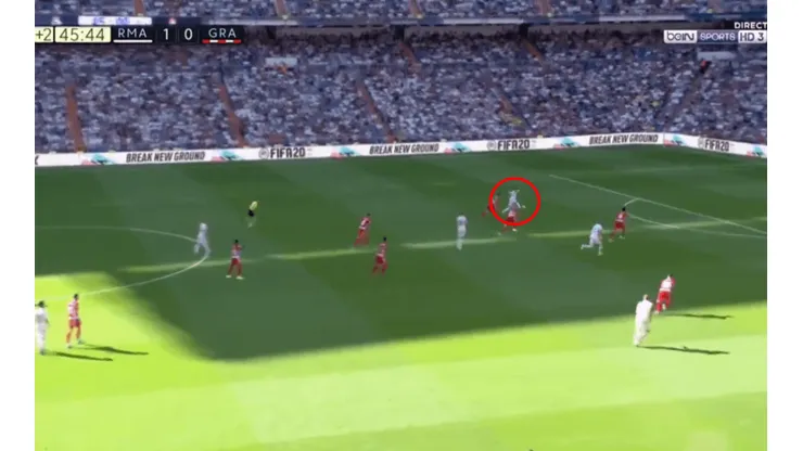 Hazard la paró, encaró, la picó a lo Messi y convirtió su primer gol en el Real Madrid