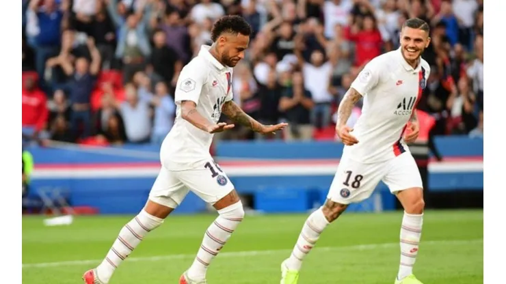 Neymar y Mauro Icardi (PSG)