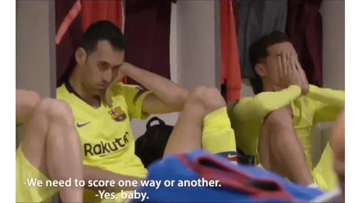 El trailer del documental del Barcelona es una locura: mostró el vestuario en Anfield