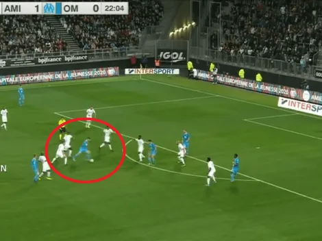 Benedetto sacó un remate espectacular y le dio el empate a Olympique de Marsella