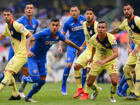 Las formaciones de Cruz Azul y América para el Clásico